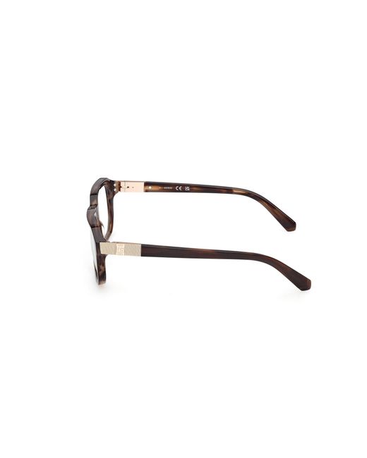 Guess Black Gu50332 050 Optical Frames Acetate Squared Normal for men