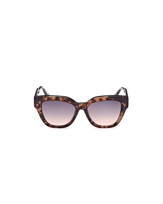 MAX&Co. Black Mo0059 56B Sunglasses Acetate Smoke Squared Normal
