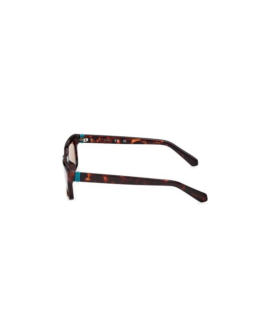 Guess Black Gu00314 52E Sunglasses Injected Squared Normal