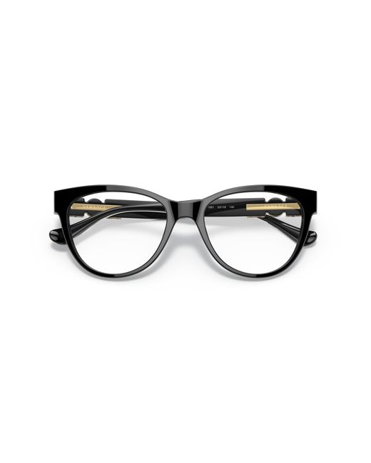 Versace Black Ve3304 Gb1 Optical Frames Acetate Cat Eye Normal