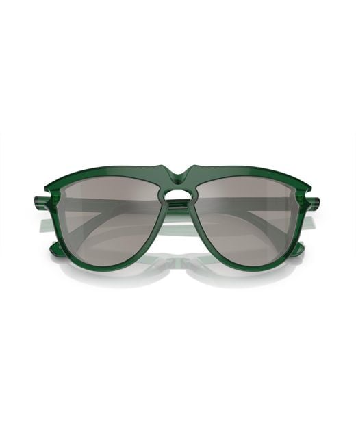 Burberry Green Be4417U 41046G Sunglasses Acetate Pilot Mirrored for men