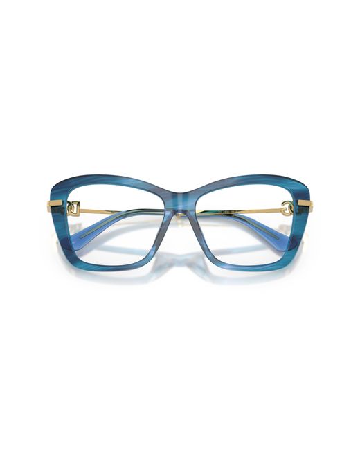 Dolce & Gabbana Black Dg3439 3472 Optical Frames Acetate Transparent Squared Normal