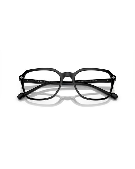 Vogue Eyewear Black Vo5532 W44 Optical Frames Nylon Transparent Squared Normal for men