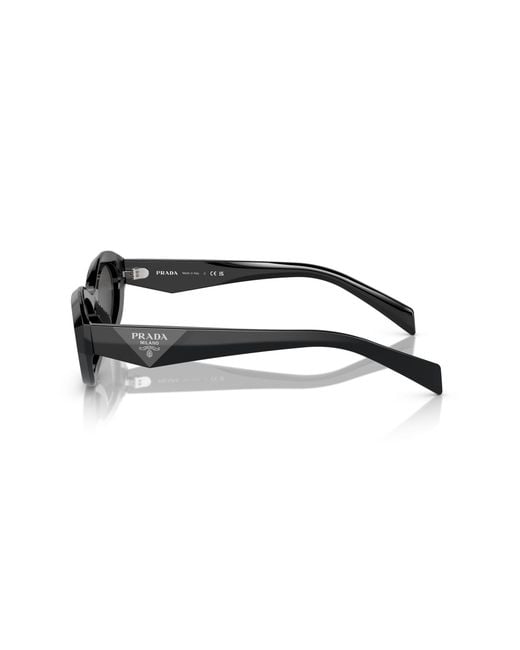 Prada Black Pr 26Zs 16K08Z Sunglasses Acetate Geometric Normal