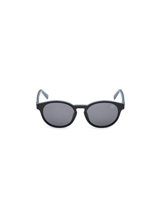 Timberland Black Tb00077 02D Sunglasses Injected Round Polarized