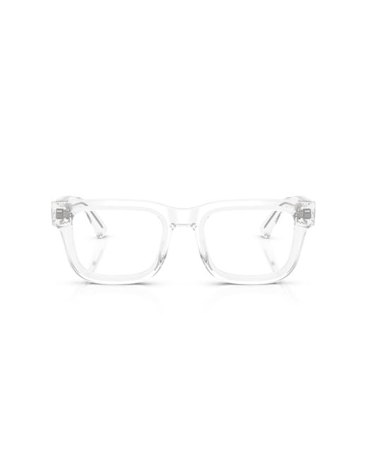 Emporio Armani Black Ea3279 6344 Optical Frames Acetate Squared Normal for men