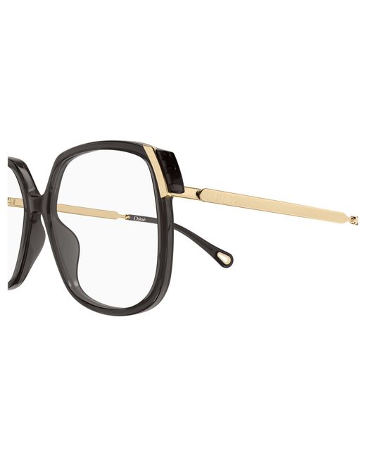 Chloé Black Ch0287O 006 Optical Frames Acetate Transparent Squared