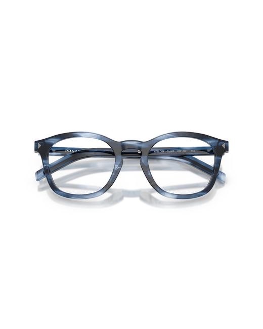 Prada Black Pr C04V 26F1O1 Optical Frames Acetate Pillow Normal for men