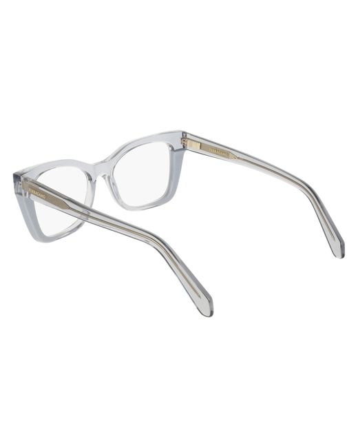 Ferragamo Black Sf3052 454 Optical Frames Acetate Squared Normal
