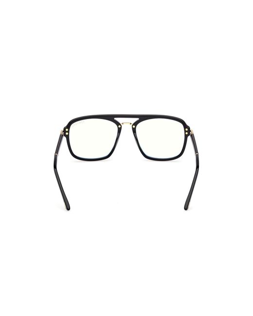 Tom Ford Black Ft6086-B 052 Optical Frames Acetate Squared Normal for men