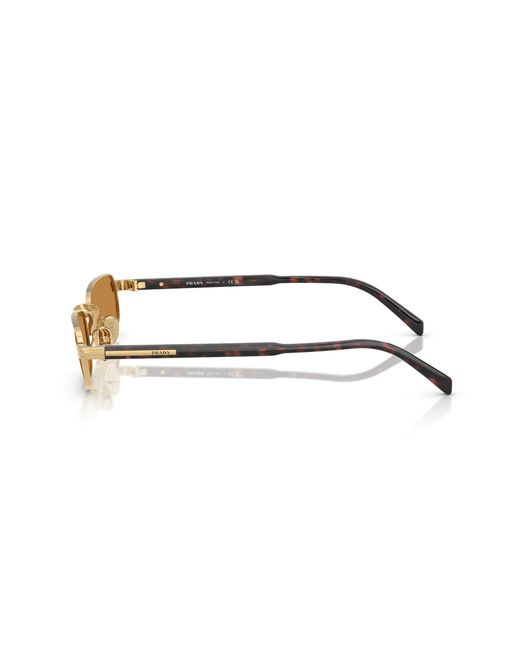 Prada Black Pr B54S 5Ak50P Sunglasses Metal Squared Normal for men
