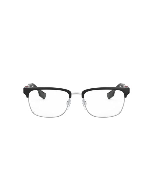 Burberry Black Be1348 Alba 1306 Optical Frames Metal Squared Normal for men