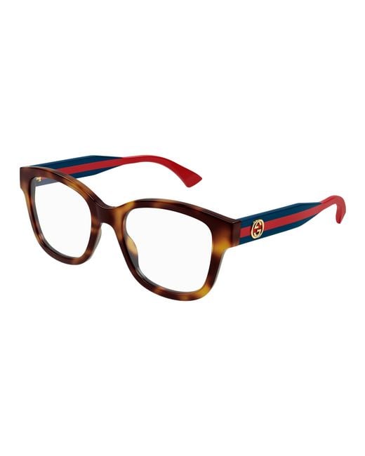 Gucci Black Gg1863O 002 Optical Frames Acetate Transparent Squared