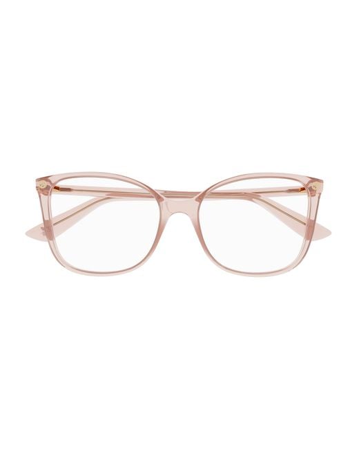 Gucci Black Gg0026O 013 Optical Frames Transparent Cat Eye