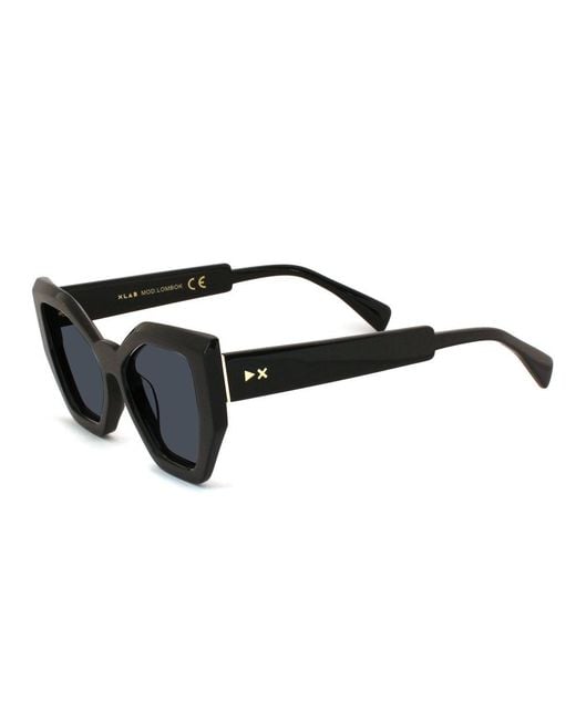 Xlab Black Lombok Sunglasses Acetate Cat Eye Polarized