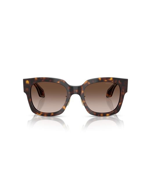 Giorgio Armani Black Ar8223 502613 Sunglasses Acetate Squared Normal Shaded