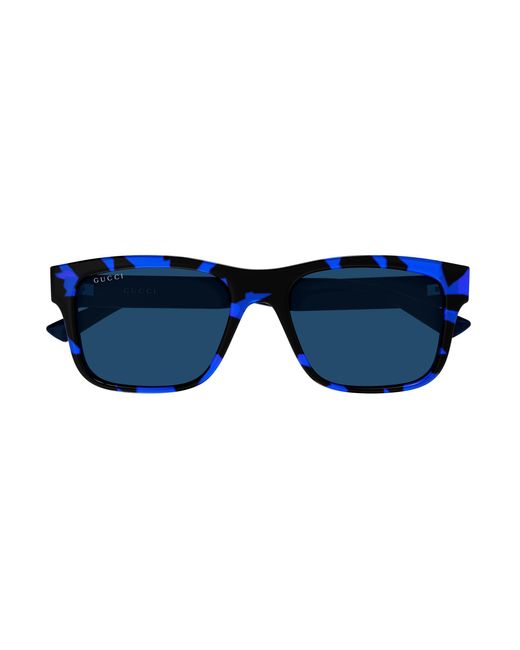 Gucci Black Gg2085S 004 Sunglasses Injected Squared for men
