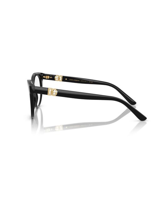 Dolce & Gabbana Black Dg3399 501 Optical Frames Acetate Transparent Pantos Normal