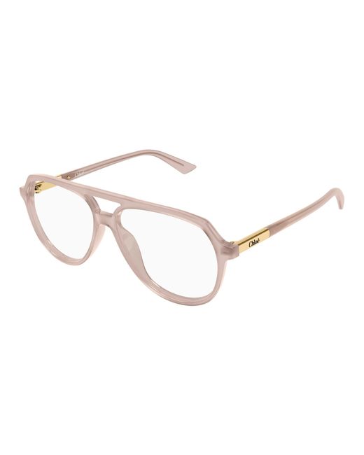 Chloé Black Ch0366O 004 Optical Frames Acetate Transparent Pilot