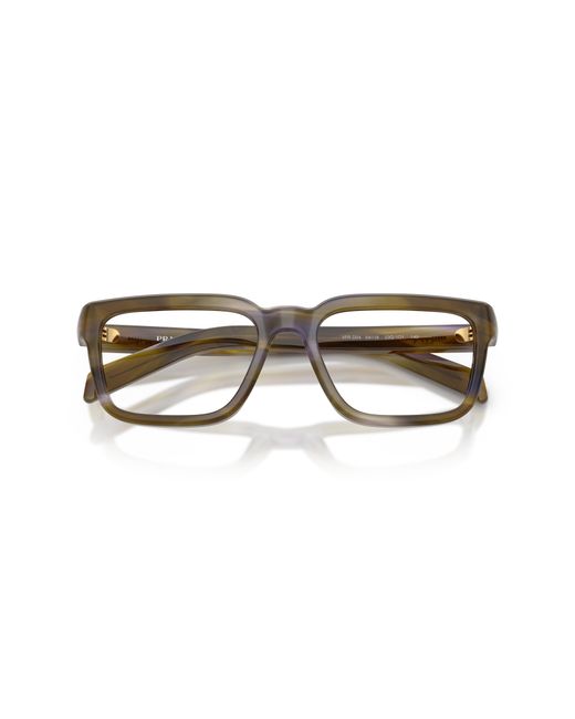 Prada Black Pr D04V 23G1O1 Optical Frames Acetate Transparent Pillow Normal