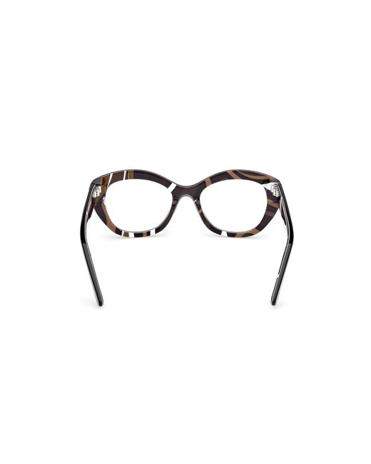 Emilio Pucci Black Ep5272 005 Optical Frames Acetate Cat Eye Normal