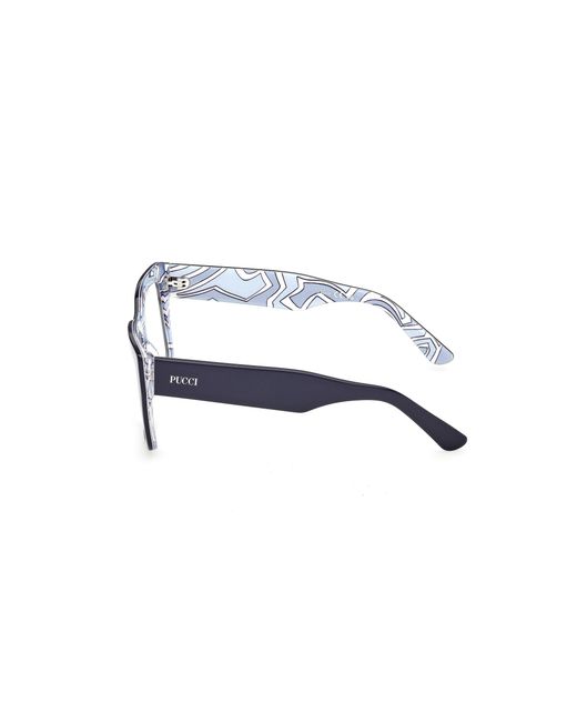 Emilio Pucci Black Ep5284 092 Optical Frames Acetate Squared Normal