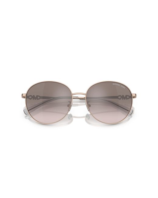 Michael Kors Black Mk1119 Alpine 11088Z Sunglasses Metal Round Normal Shaded