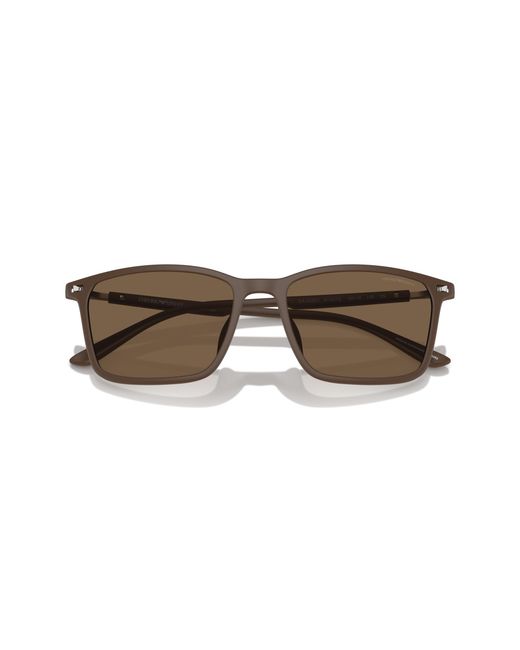 Emporio Armani Black Ea4223U 610573 Sunglasses Injected Squared Normal for men
