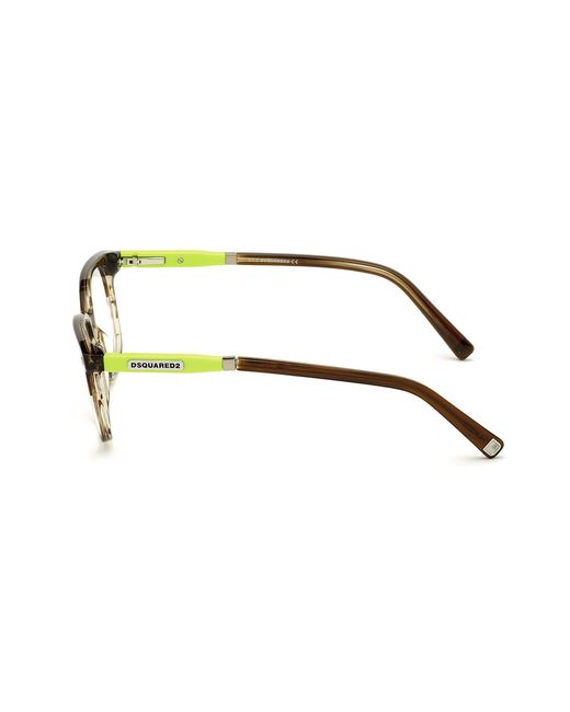 DSquared² Black Dq5297 047 Optical Frames Outlet Acetate Squared for men