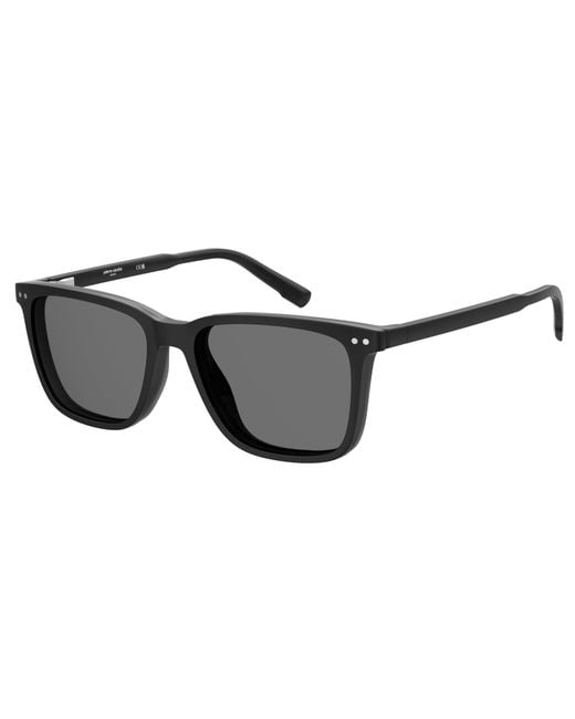 Pierre Cardin Black P.C. 6280/Cs 807/M9 Sunglasses Acetate Squared Polarized for men