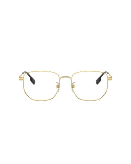 Burberry Black Be1352D 1017 Optical Frames Steel Geometric Normal for men