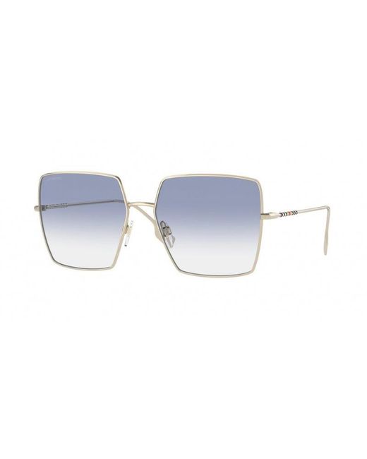 Burberry Black Be3133 Daphne 110919 Sunglasses Metal Squared Normal Nuanced