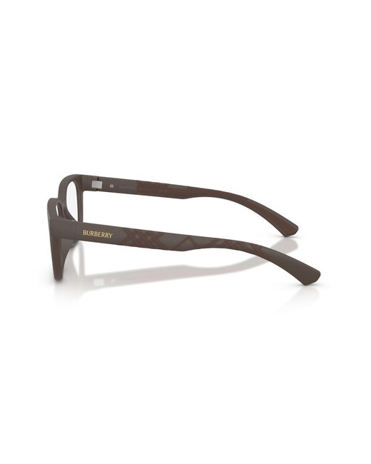 Burberry Black Be2460D 4234 Optical Frames Injected Transparent Squared Normal for men