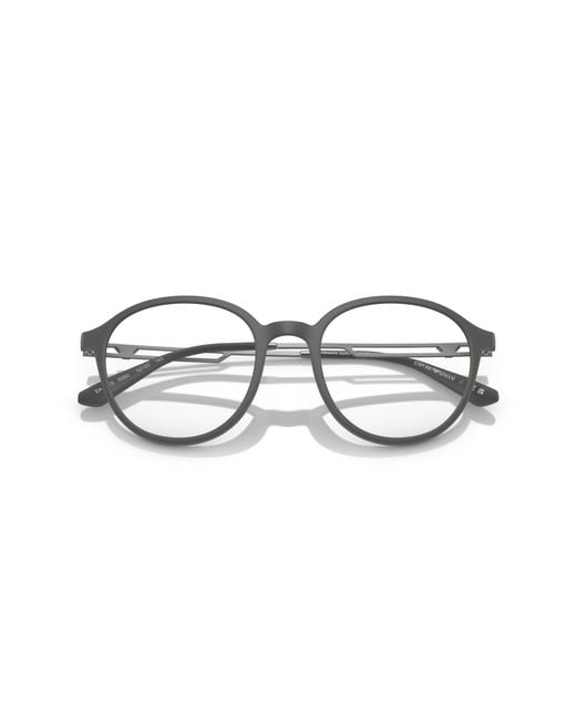 Emporio Armani Black Ea3225 5060 Optical Frames Injected Pantos for men
