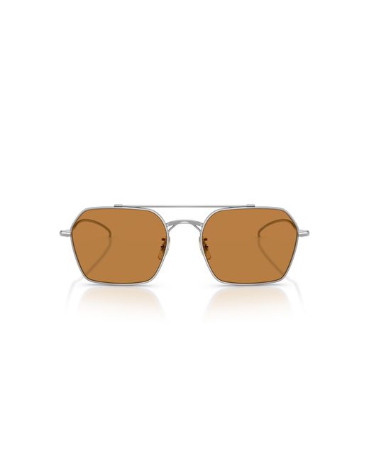 Oliver Peoples Black Ov1365St Tk-15 503653 Sunglasses Titanium Geometric Normal
