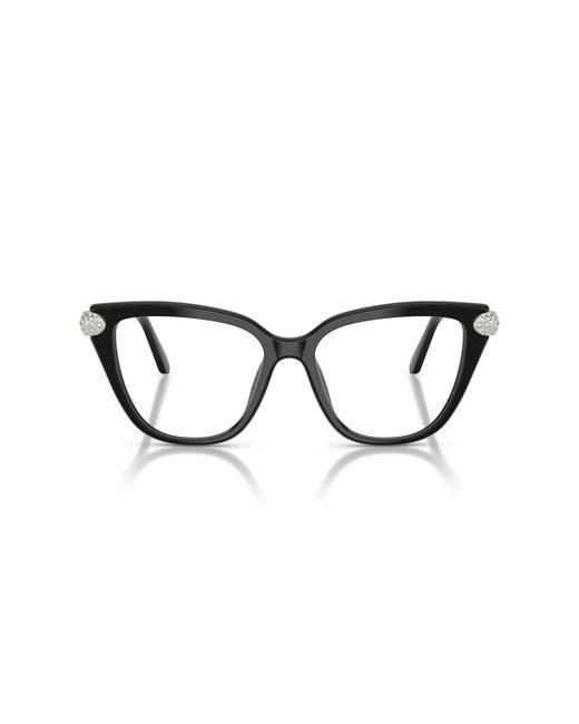 Swarovski Black Sk2045 1001 Optical Frames Acetate Cat Eye Normal