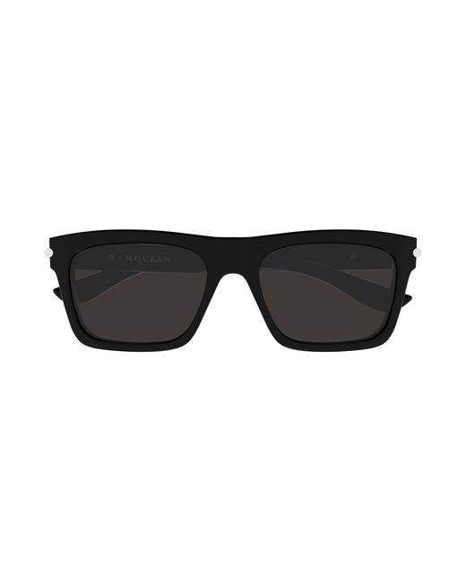 McQueen Black Am0495S 001 Sunglasses Acetate Squared for men