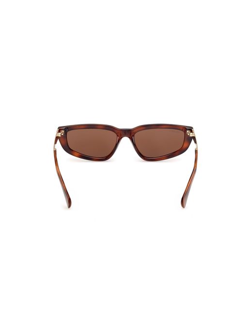 MAX&Co. Black Mo0125 52E Sunglasses Injected Cat Eye Normal