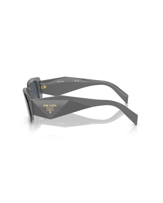 Prada Black Pr 17Ws 13N5S0 Sunglasses Acetate Squared Normal