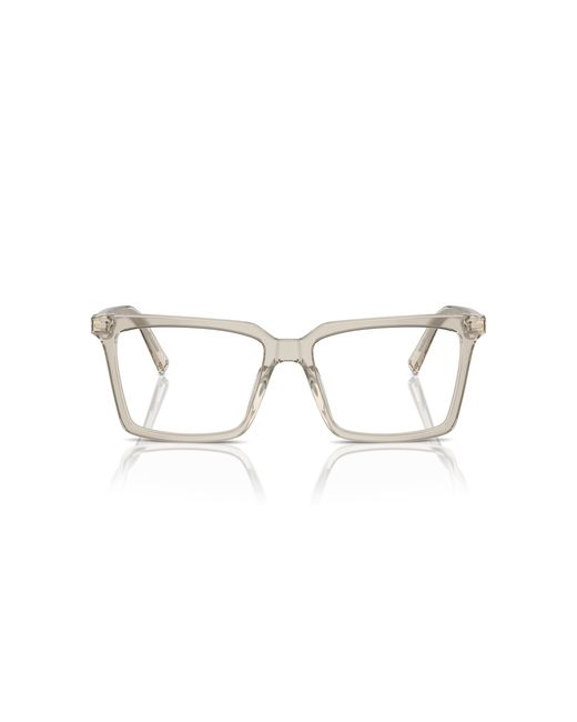 Miu Miu Black Mu 08Xv 12U1O1 Optical Frames Acetate Transparent Squared Normal