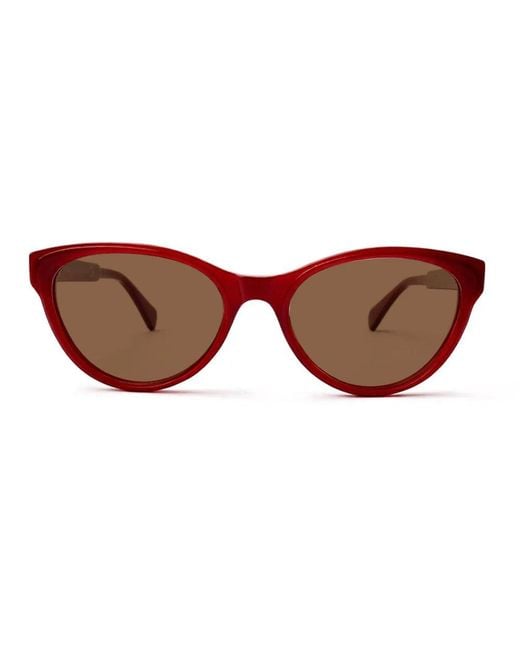 Xlab Black New Guinea Sunglasses Acetate Cat Eye Polarized