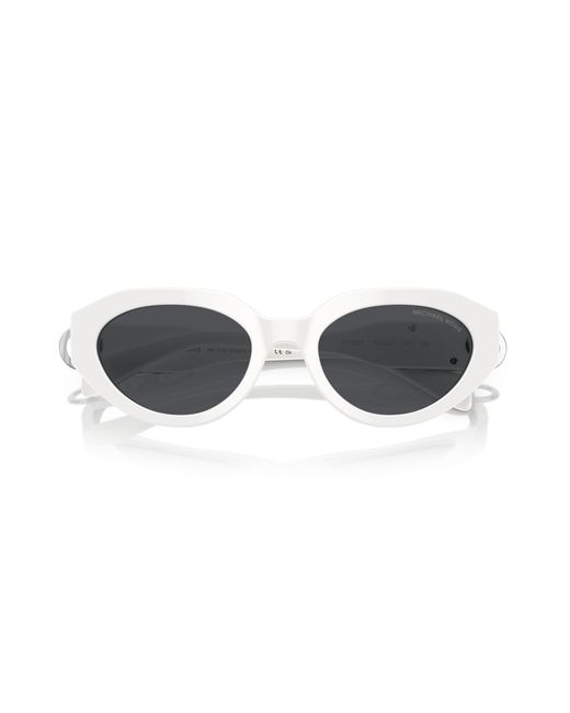 Michael Kors Black Mk2192 Empire Oval 310087 Sunglasses Acetate Round Normal