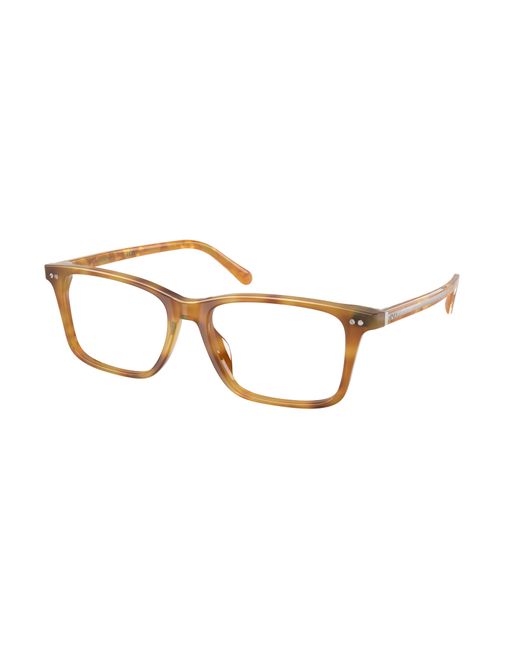 Ralph Lauren Black Rl6264U 6185 Optical Frames Acetate Transparent Round Normal for men