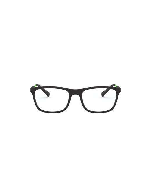 Emporio Armani Black Ea3165 5042 Optical Frames Plastic Squared for men