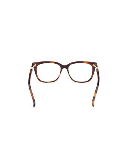 Max Mara Black Mm5239 052 Optical Frames Acetate Round Normal