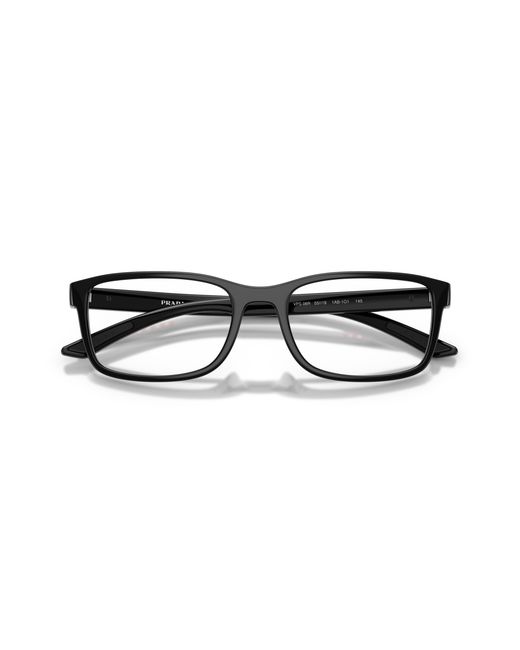 Prada Linea Rossa Black Ps 06Rv 1Ab1O1 Optical Frames Injected Transparent Pillow Normal for men