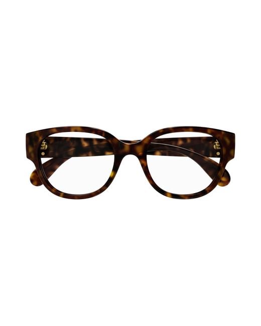 Gucci Black Gg1411O 005 Optical Frames Acetate Transparent Round