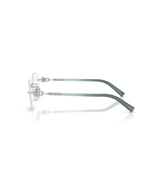 Tiffany & Co Black Tf1170D 6001 Optical Frames Metal Squared Normal