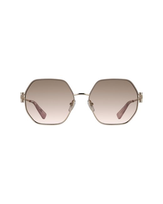 Longchamp Black Lo191S 774 Sunglasses Metal Squared Normal