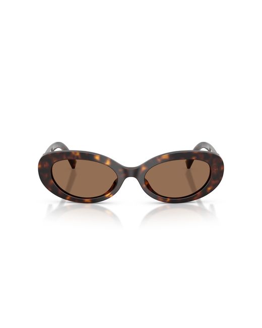 Dolce & Gabbana Black Dg4537 502/73 Sunglasses Acetate Round Normal